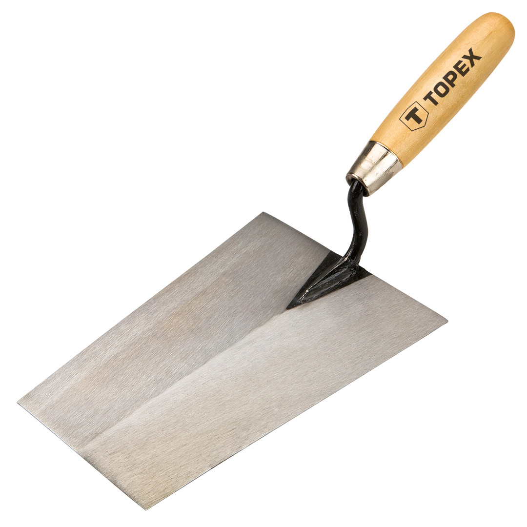 TOP-13A119--Kielnia trapezowa 200 x 140 mm, drewniany uchwyt