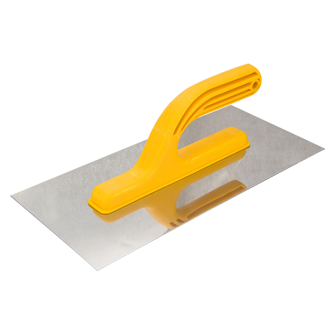 TOP-13A228--Paca do zacierania prosta 280 x 130 mm, plastikowy uchwyt, powierzchnia robocza ze stali nierdzewnej