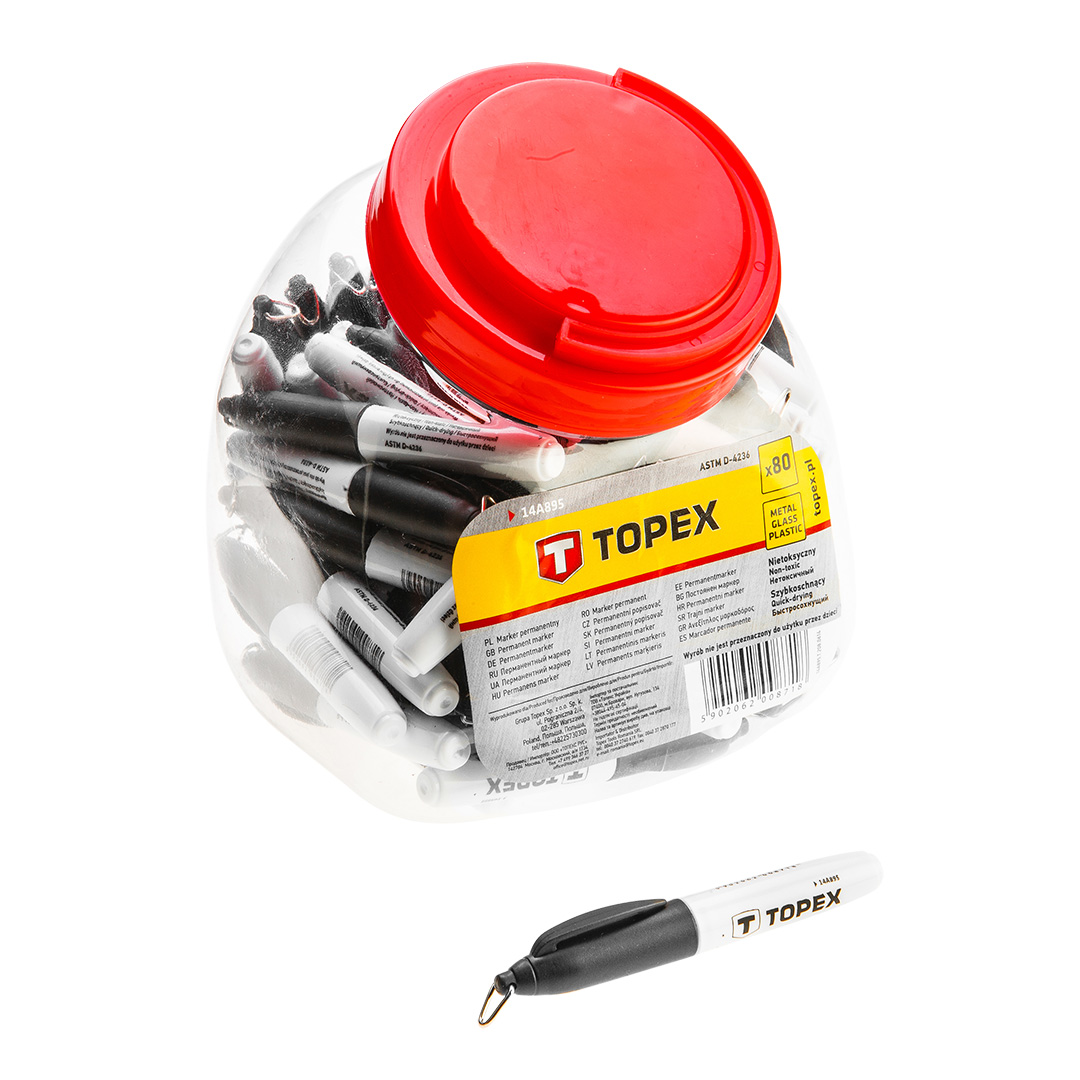 TOP-14A895--Marker permanentny, 95 mm