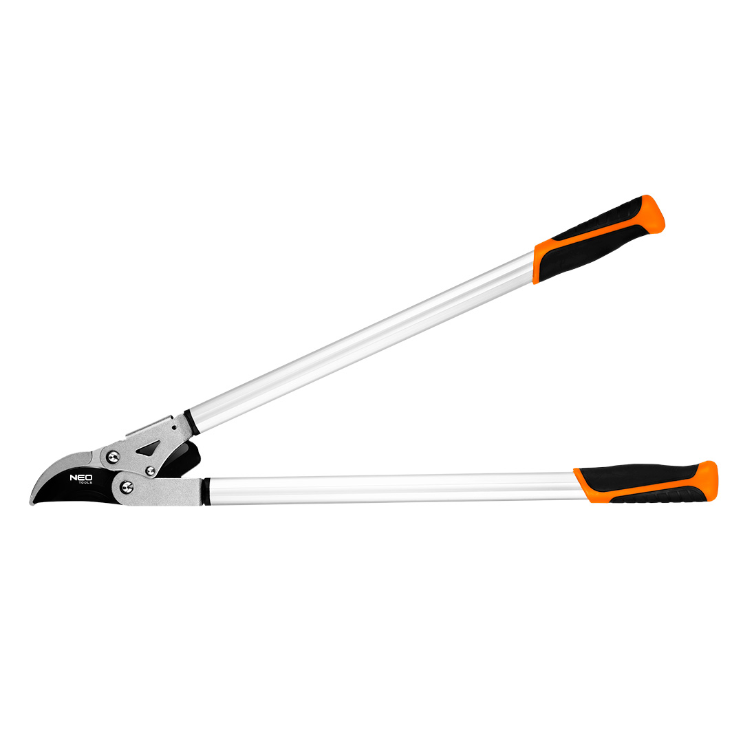 TOP-15-250--Sekator do gałęzi by-pass, długość całkowita 710 mm, maksymalna średnica cięcia 45 mm, przekładnia dźwigni zwiększa moc cięcia o 30%, ostrza z powłoką nieprzywierającą, aluminiowe ramiona, uchwyty dwumateriałowy antypoślizgowy, ostrze do świeżego dre
