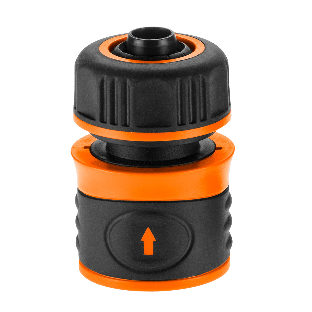 TOP-15-720--Złączka przelotowa 1/2", dwumateriałowa, wykonane z wysokiej jakości tworzywa, pokrycie gumą  pozwala na pewny chwyt i zapobiega wyślizgiwaniu się z ręki