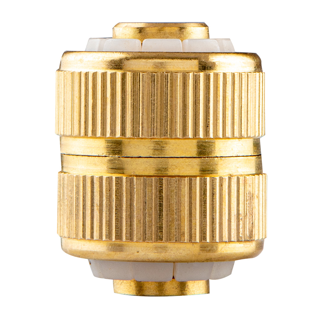 TOP-15-736--Reparator węża 1/2",  mosiężny, wykonane z wysokiej jakości mosiądzu gwarantują trwałość i wytrzymałość, pozwala na naprawę uszkodzonego węża lub połączenie węży w celu ich przedłużenia