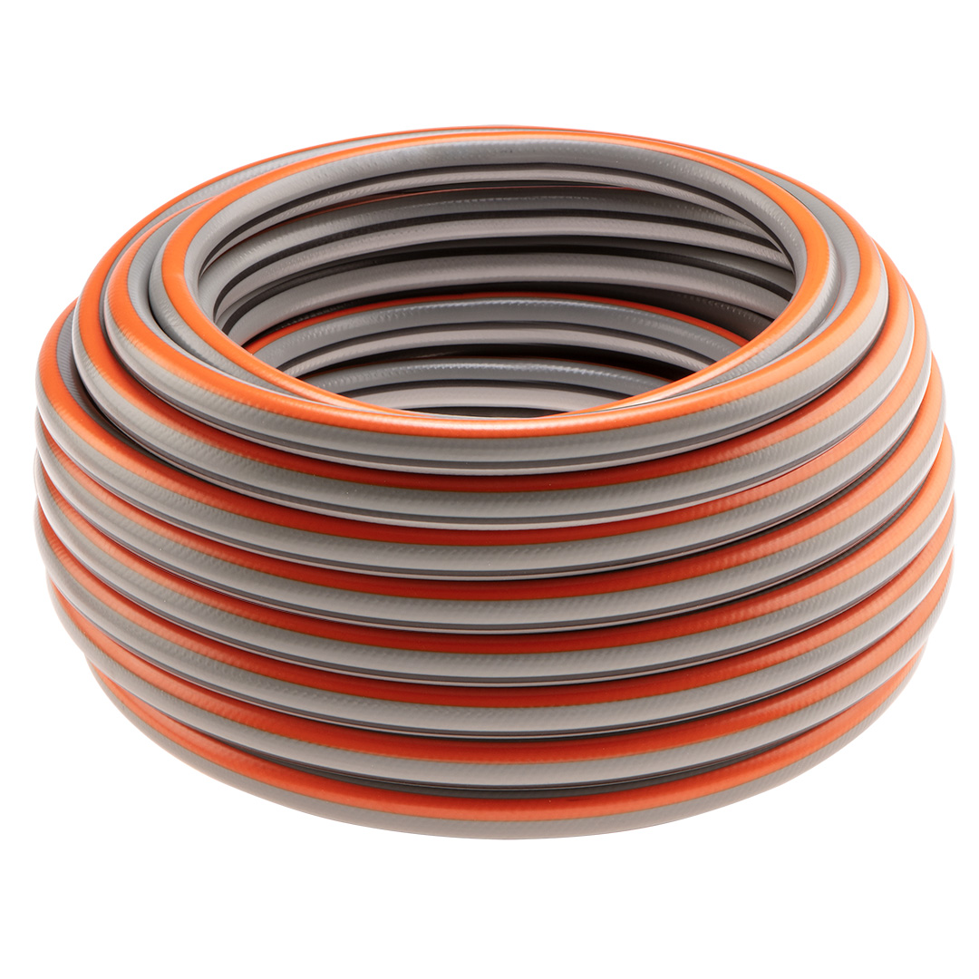 TOP-15-821--Wąż ogrodowy 1/2" x 30 m,  4-warstwowy NEO OPTIMA, wykonany z elastycznego PVC i przędzy poliestrowej o oplocie krzyżowym, ciśnienie robocze 8 bar, ciśnienie rozrywające 25 bar, z warstwą Food Safe- możliwość kontaktu z żywnością, odporny na osa