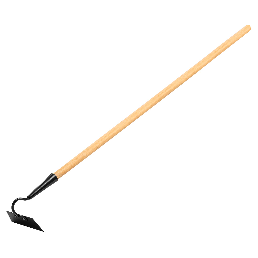 TOP-15G030--Motyka o długości ostrza 16 cm. Trzonek wykonany z drewna.