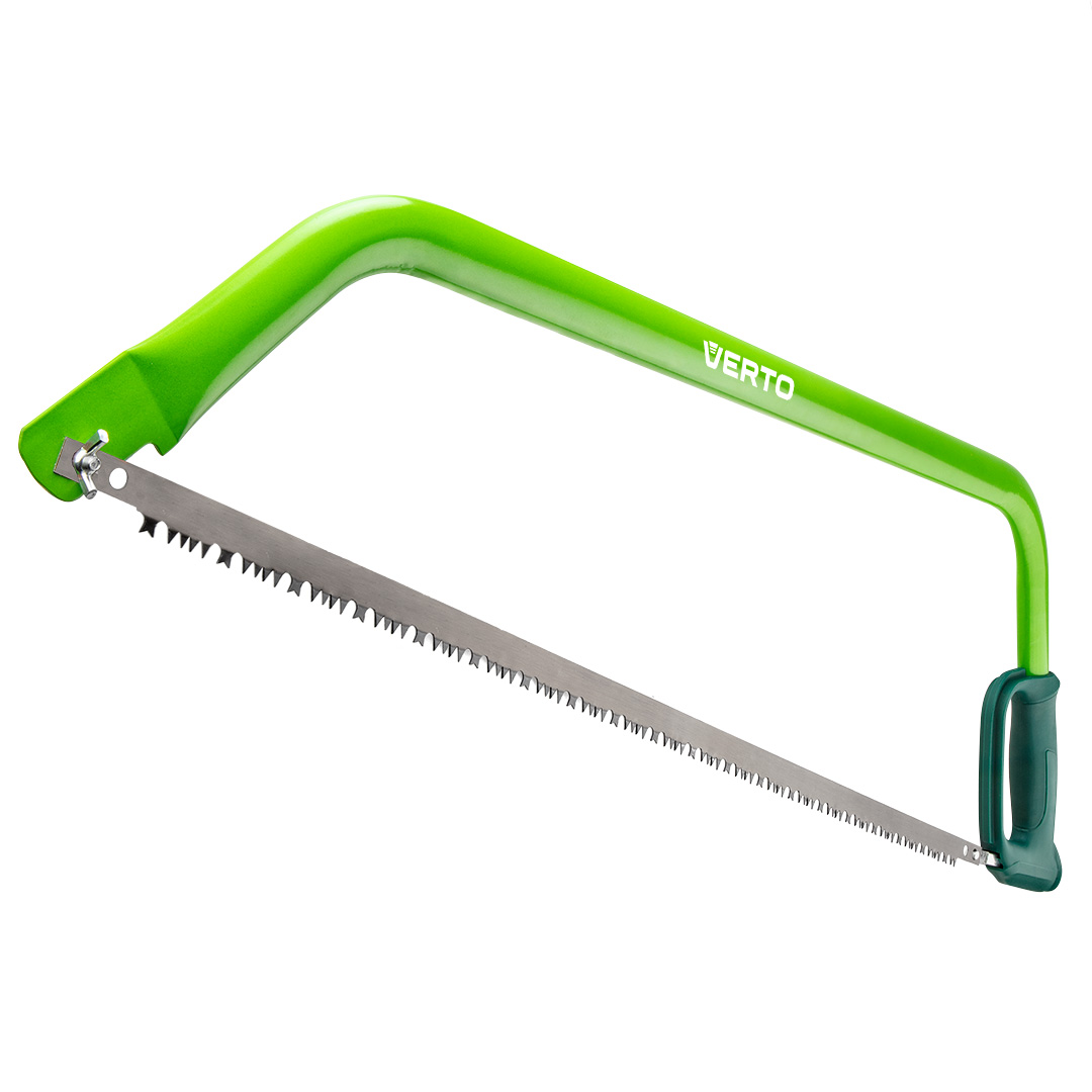 TOP-15G155--Piła kabłąkowa 760 mm, brzeszczot do mokrego drewna, osłona ręki, system szybkiego montażu brzeszczota