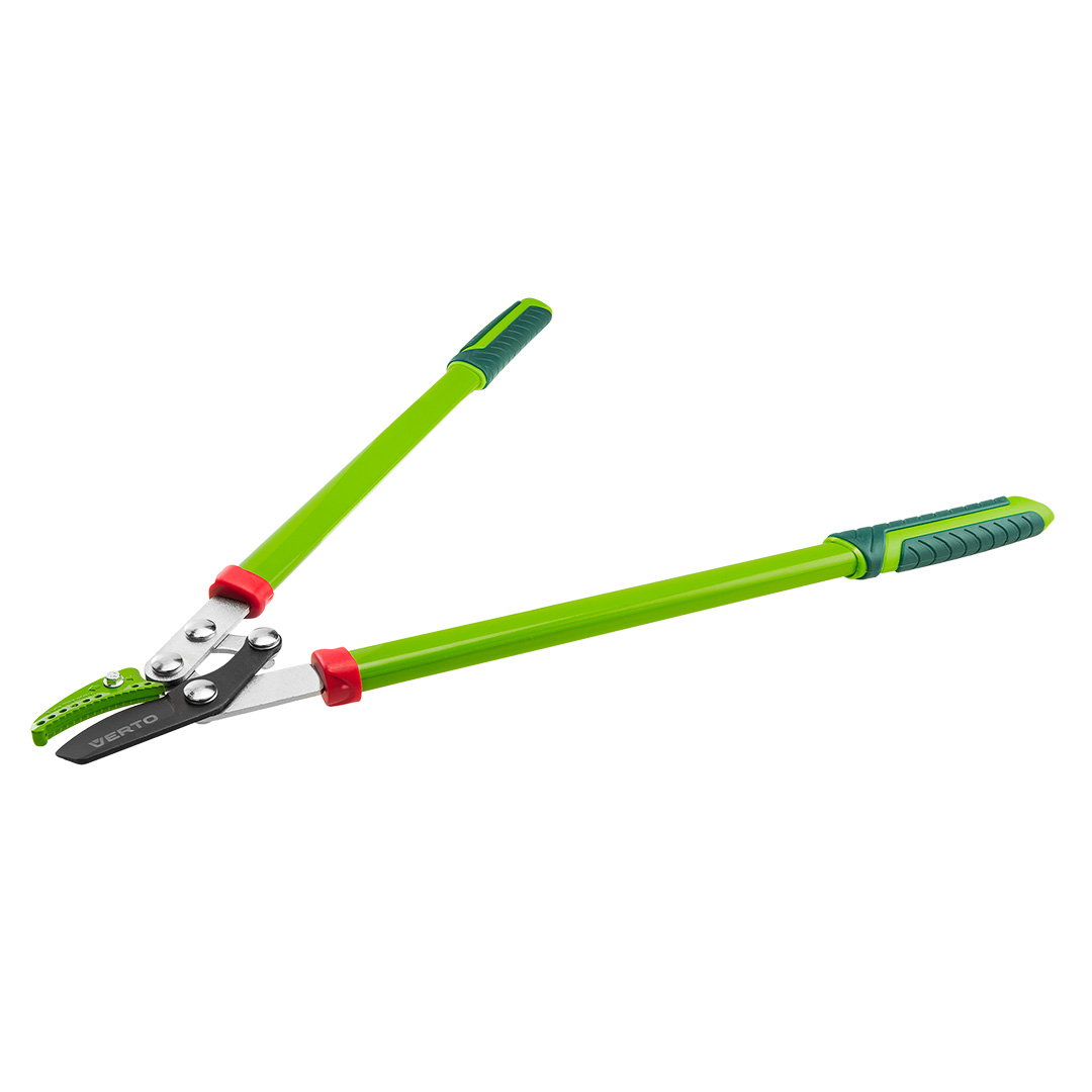 TOP-15G251--Sekator do gałęzi kowadełkowy 680 mm, maksymalna średnica cięcia 35 mm, pokrycie PTFE, dźwignia zwiększająca siłe cięcia, antypoślizgowe uchwyty