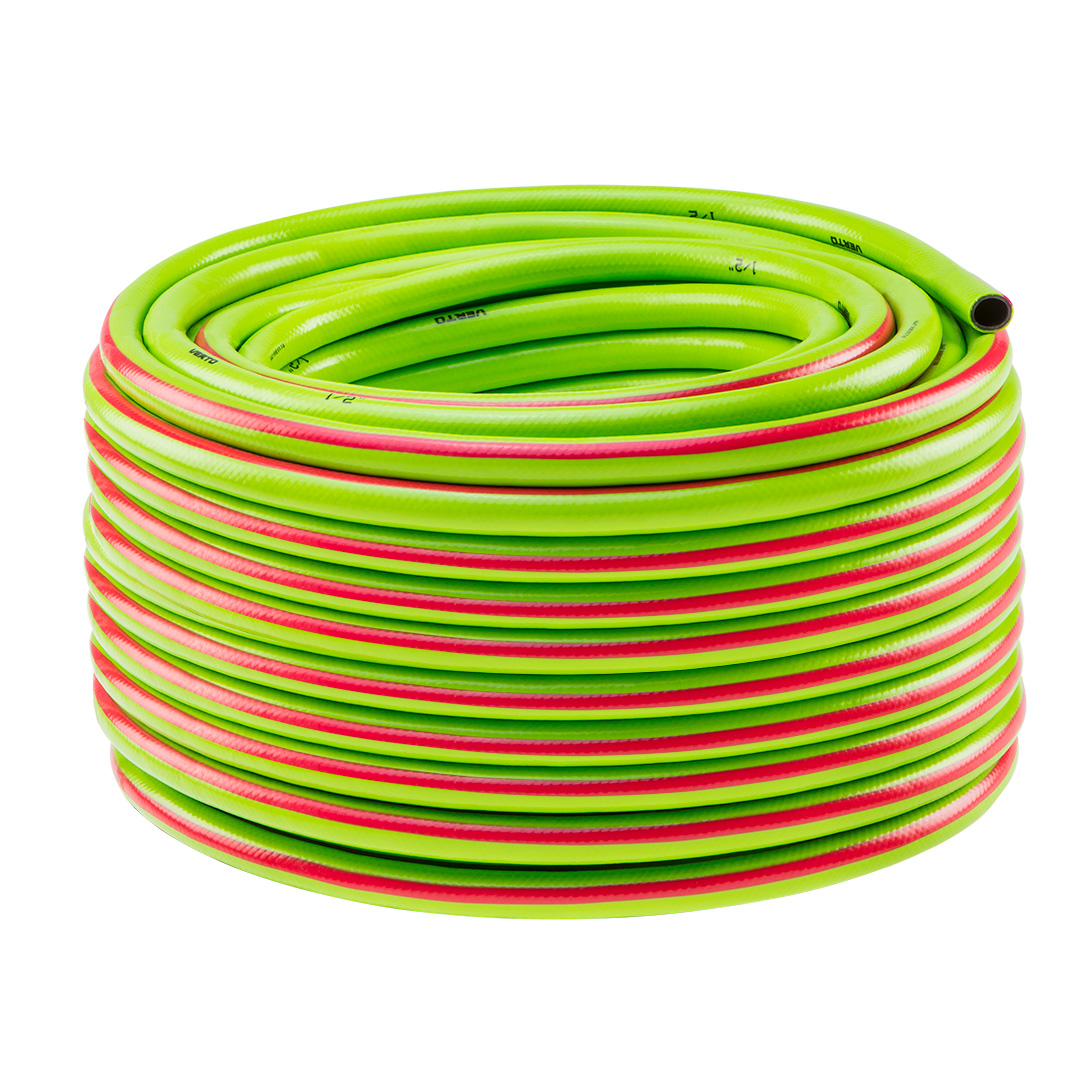 TOP-15G822--Wąż ogrodowy 50 m, 1/2"PROFESSIONAL, odporny na promieniowanie UV, wytrzymałość na rozrywanie do 25 barów, system zapobiegający osadzaniu się glonów, zakres temperatur, przy których wąż zachowuje wszystkie parametry użytkowe (głownie elastycznoś