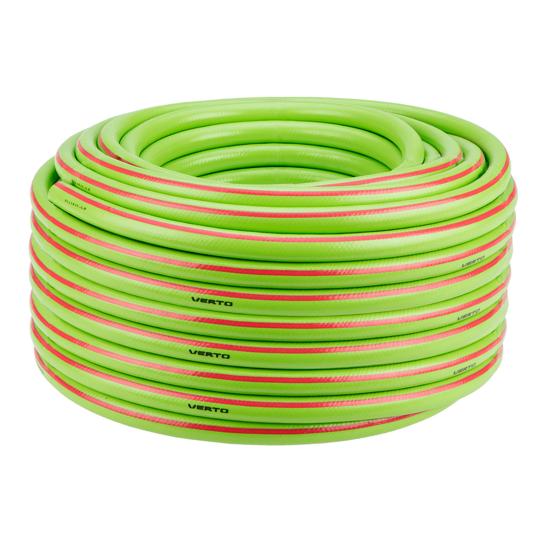 TOP-15G825--Wąż ogrodowy 50 m, 3/4"PROFESSIONAL, odporny na promieniowanie UV, wytrzymałość na rozrywanie do 25 barów, system zapobiegający osadzaniu się glonów, zakres temperatur, przy których wąż zachowuje wszystkie parametry użytkowe (głownie elastycznoś