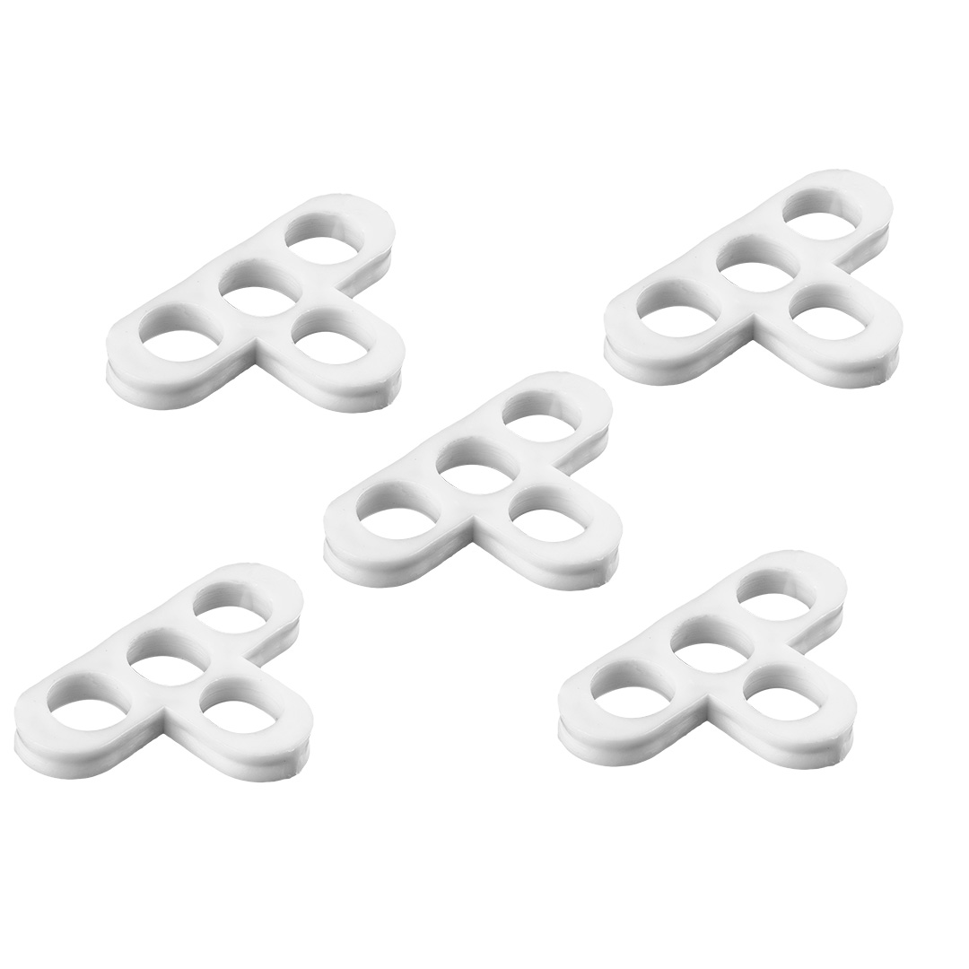 TOP-16B629--Krzyżyki dystansowe T 10,0 mm, 30 szt., plastikowe
