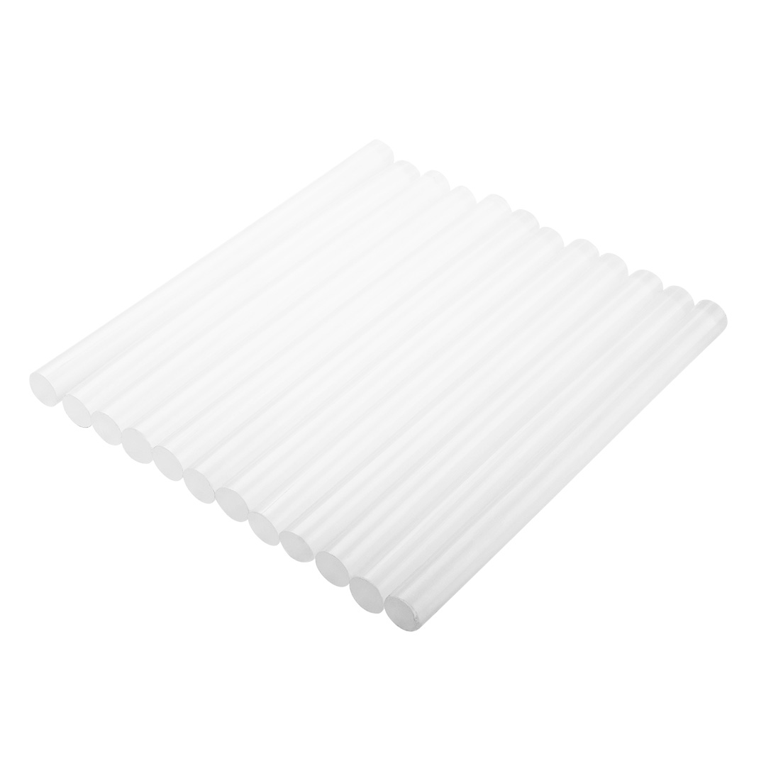 TOP-17-113--Wkłady klejowe 11 mm, 12 szt., przezroczyste, 250 mm