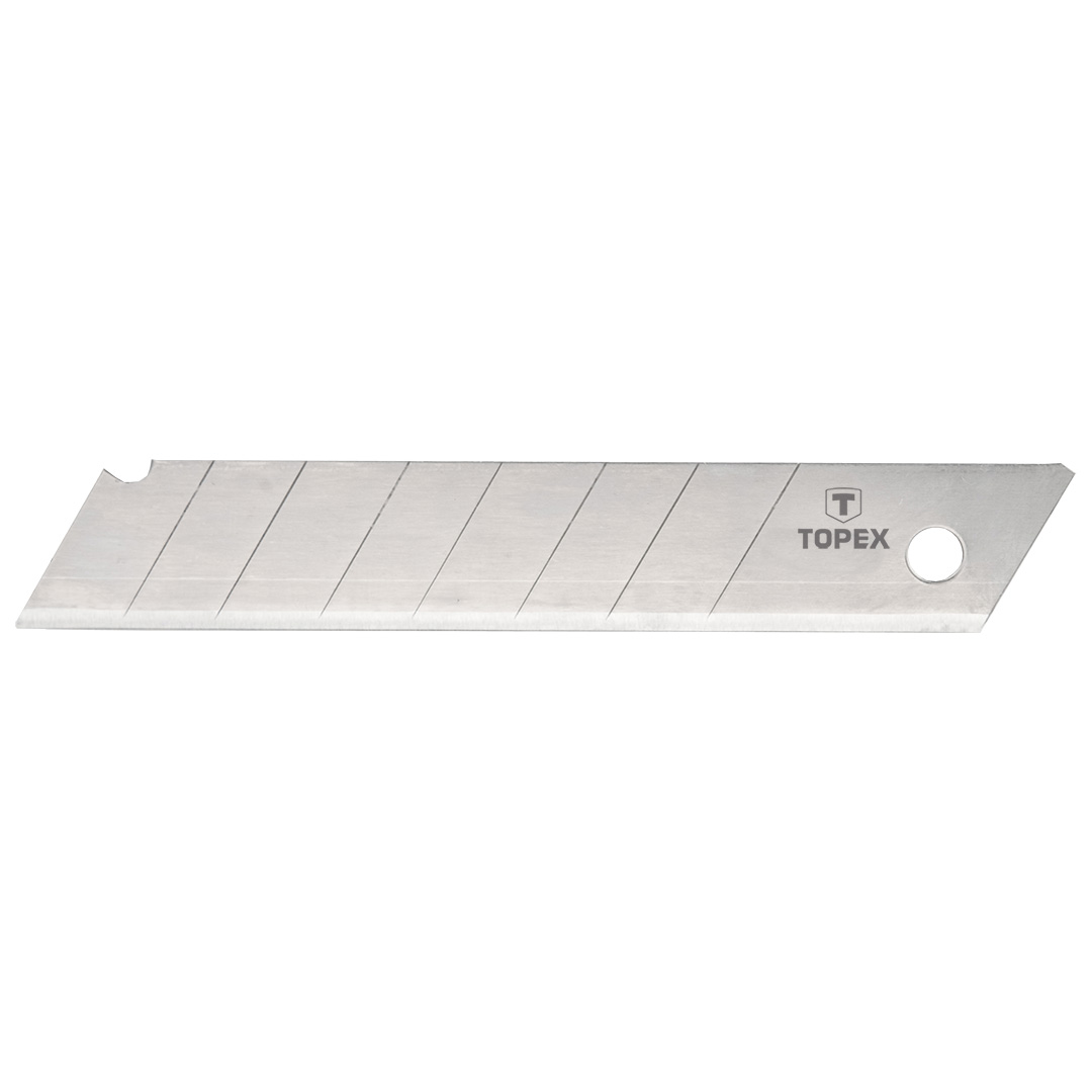 TOP-17B348--Ostrza łamane wymienne 18 mm, 10 szt., grubość ostrza 0.5 mm