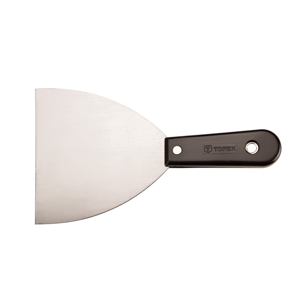 TOP-18B215--Szpachla malarska 150 mm, polerowane ostrze, plastikowy uchwyt