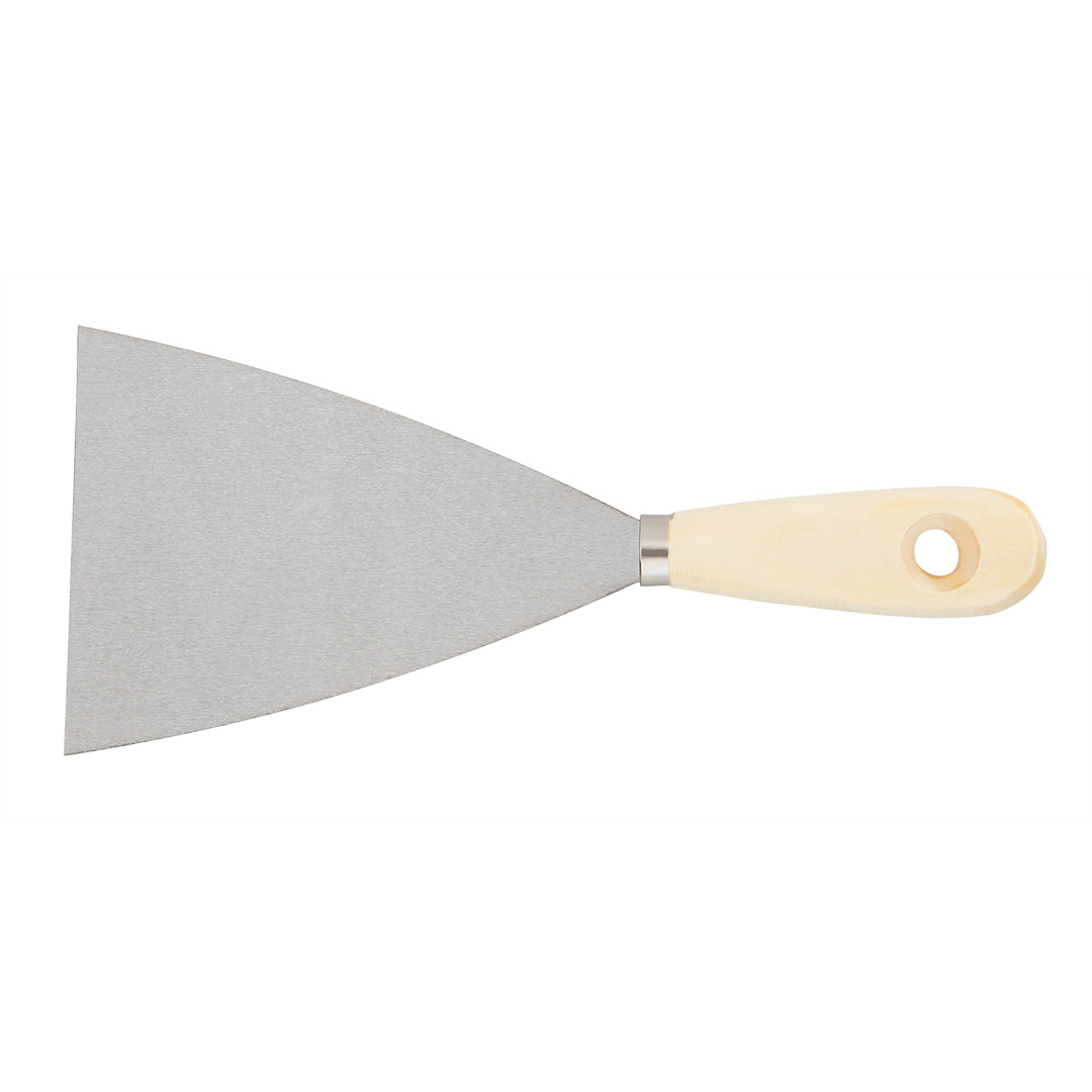 TOP-18B310--Szpachla malarska 100 mm, drewniany uchwyt