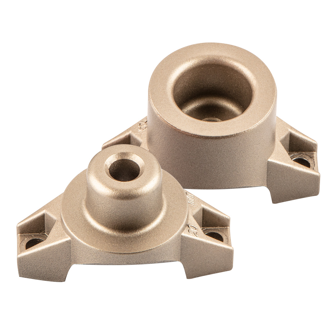 TOP-21-025--Tuleja grzewcza 20 mm dwuczęściowa, powłoka PTFE, 2 śruby, 2 nakrętki, do zgrzewarki 21- 004
