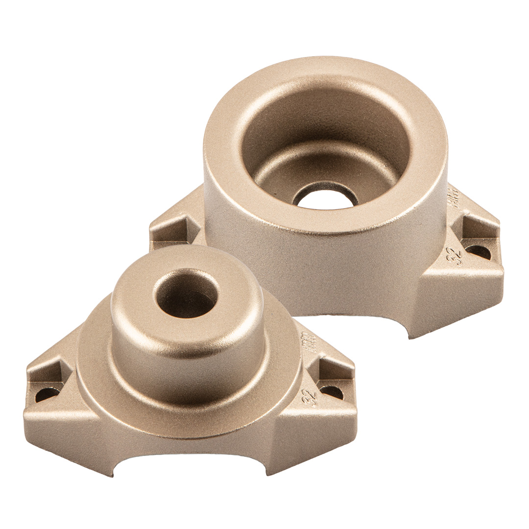 TOP-21-027--Tuleja grzewcza 32 mm dwuczęściowa, powłoka PTFE, 2 śruby, 2 nakrętki, do zgrzewarki 21- 004