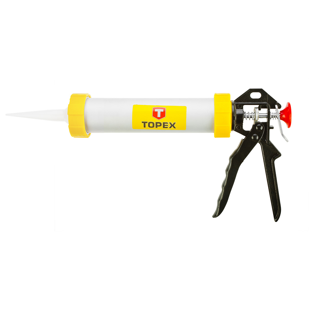 TOP-21B330--Wyciskacz do mas uszczelniających 300 ml, stalowo-aluminiowy, obrotowy uchwyt na tubę