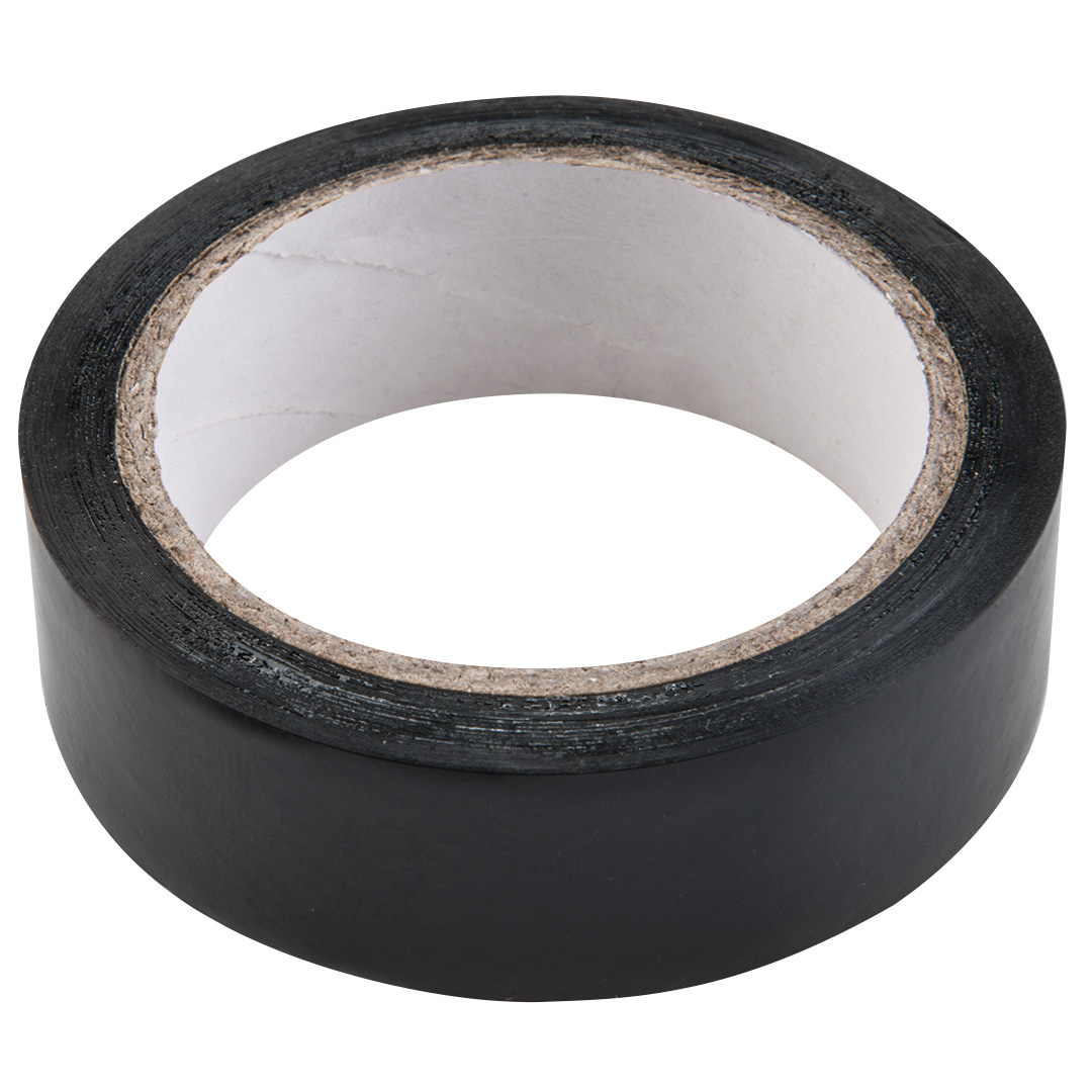 TOP-24B108--Taśma izolacyjna czarna 10 m x 19 mm