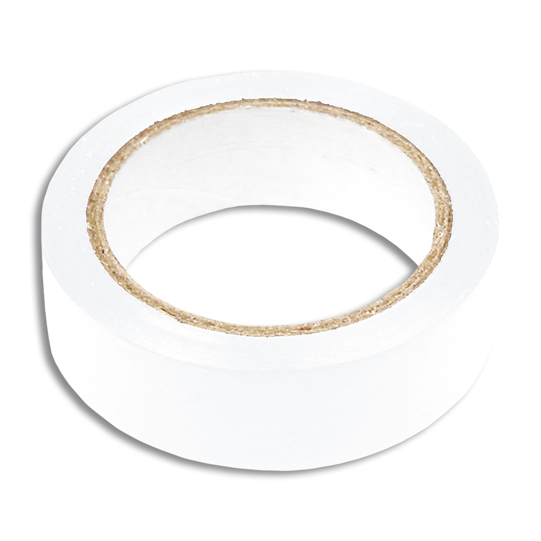 TOP-24B111--Taśma izolacyjna biała 10 m x 19 mm