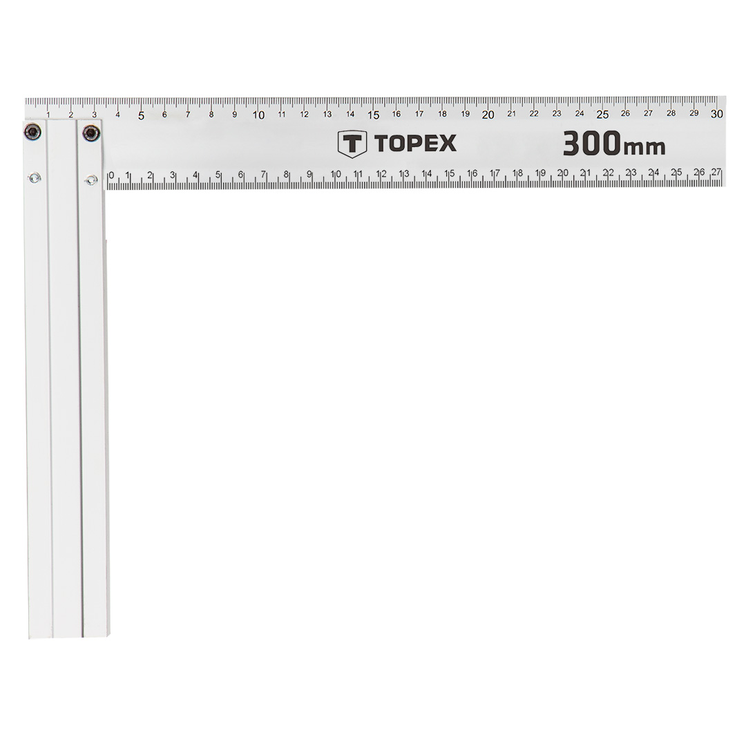 TOP-30C363--Kątownik budowlany aluminiowy 300 x 175 mm