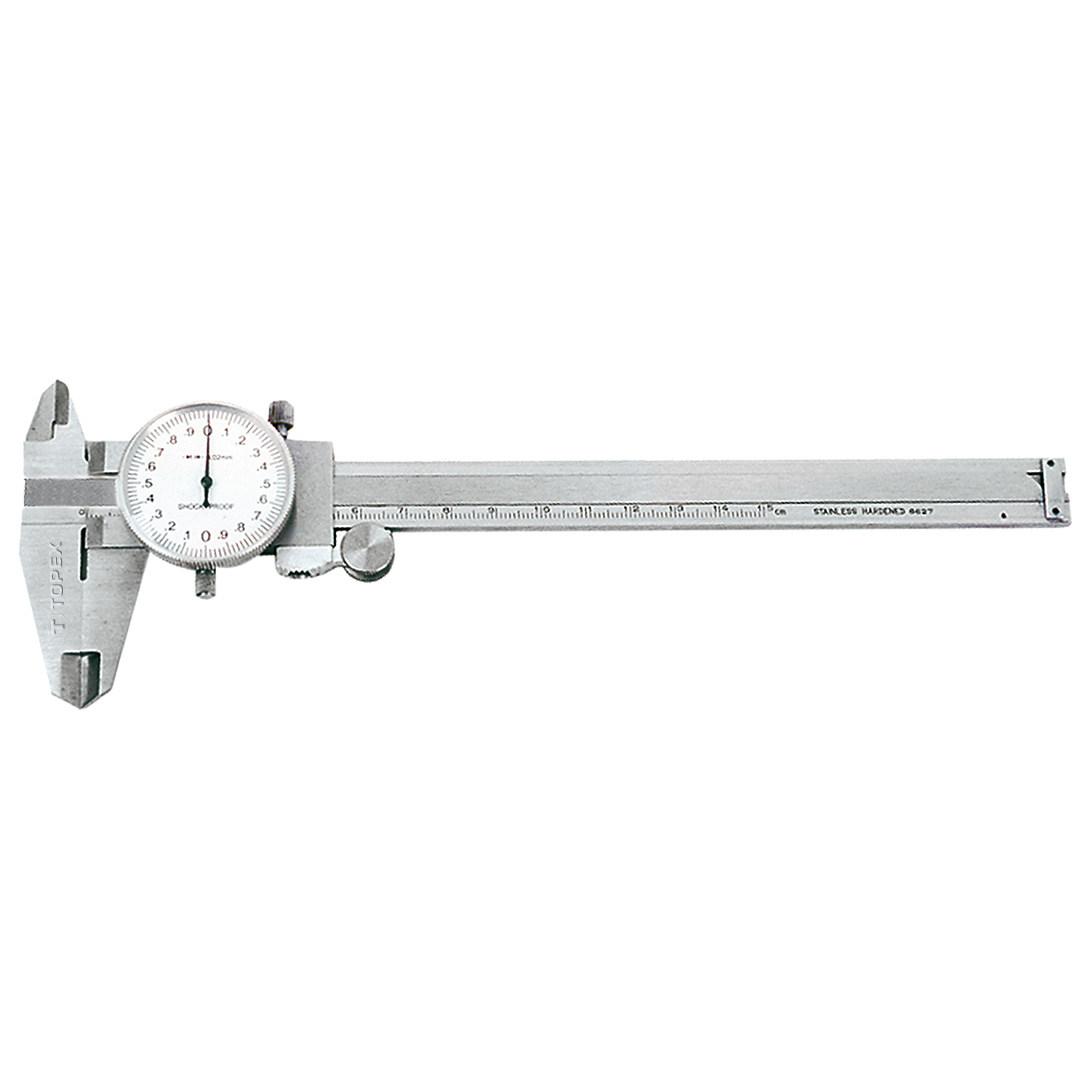 TOP-31C627--Suwmiarka 150 mm, odczyt analogowy, długość 230 mm, dokładność pomiaru 0,02 mm
