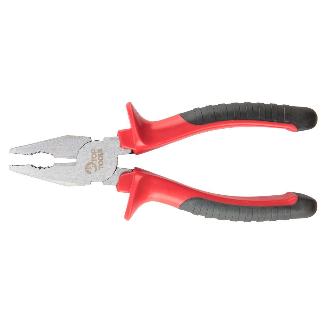 TOP-32D110--Szczypce uniwersalne 160 mm, dwumateriałowy uchwyt