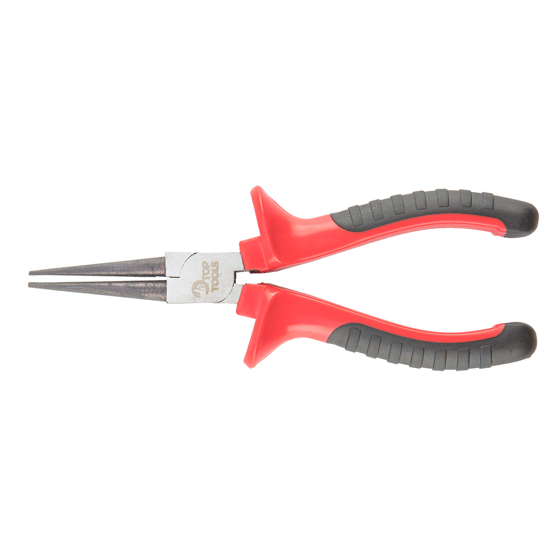 TOP-32D121--Szczypce okrągłe 165 mm, dwumateriałowy uchwyt
