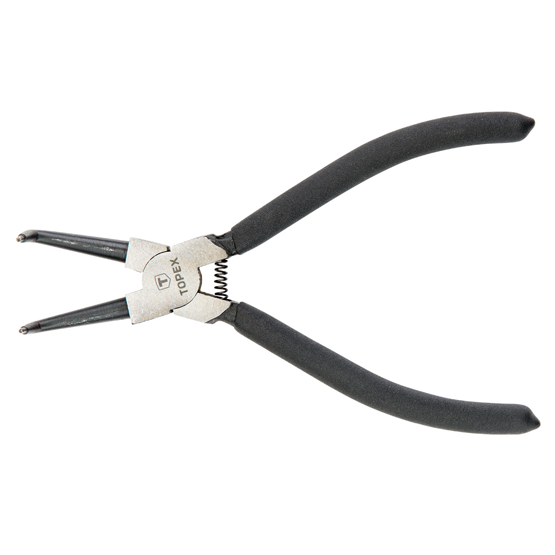 TOP-32D309--Szczypce do pierścieni osadczych 175 mm, wewnętrzne, wygięte, do pierścieni 19-60 mm, średnica końcówki 1.8 mm