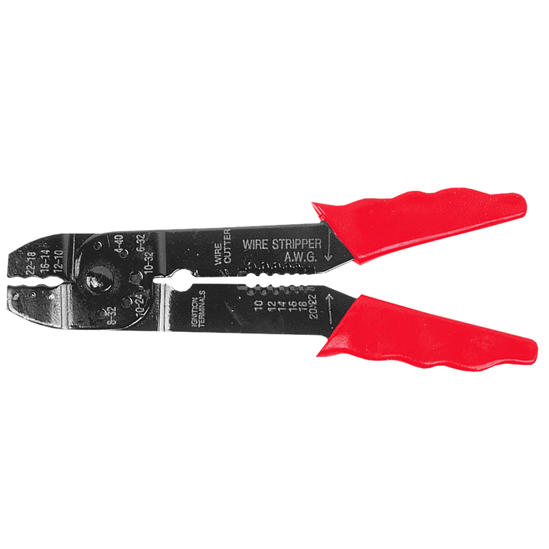 TOP-32D402--Szczypce do zaciskania końcówek 200 mm, gumowane uchwyty