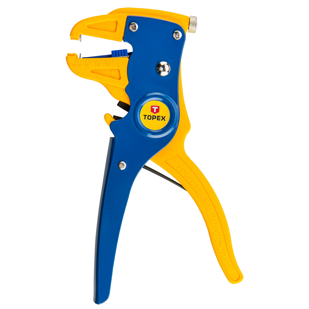 TOP-32D406--Automatyczny ściągacz izolacji 175 mm, zakres pracy 0.5-6 mm2, regulacja zakresu, z obcinakiem