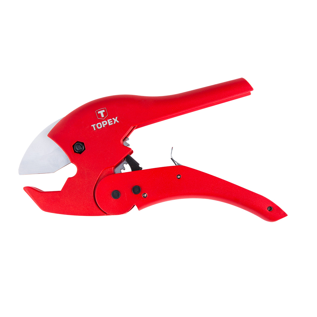 TOP-34D034--Obcinak do rur z tworzyw PVC, PE, PP 0 - 42 mm (do 1.5, 8"), waga 590 g