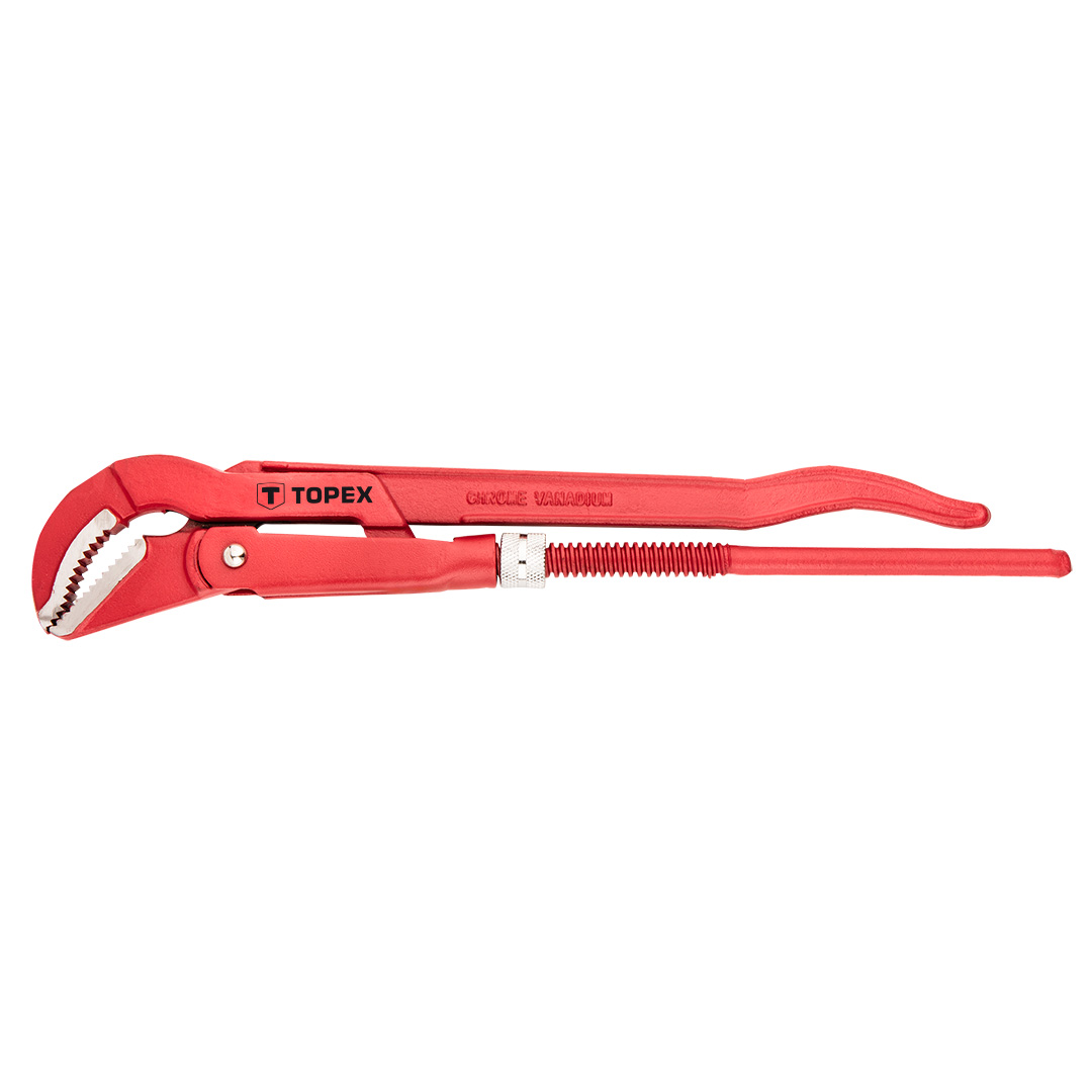 TOP-34D761--Klucz do rur typ 45°, 330 mm, 1", szczęki odkuwane i szlifowane