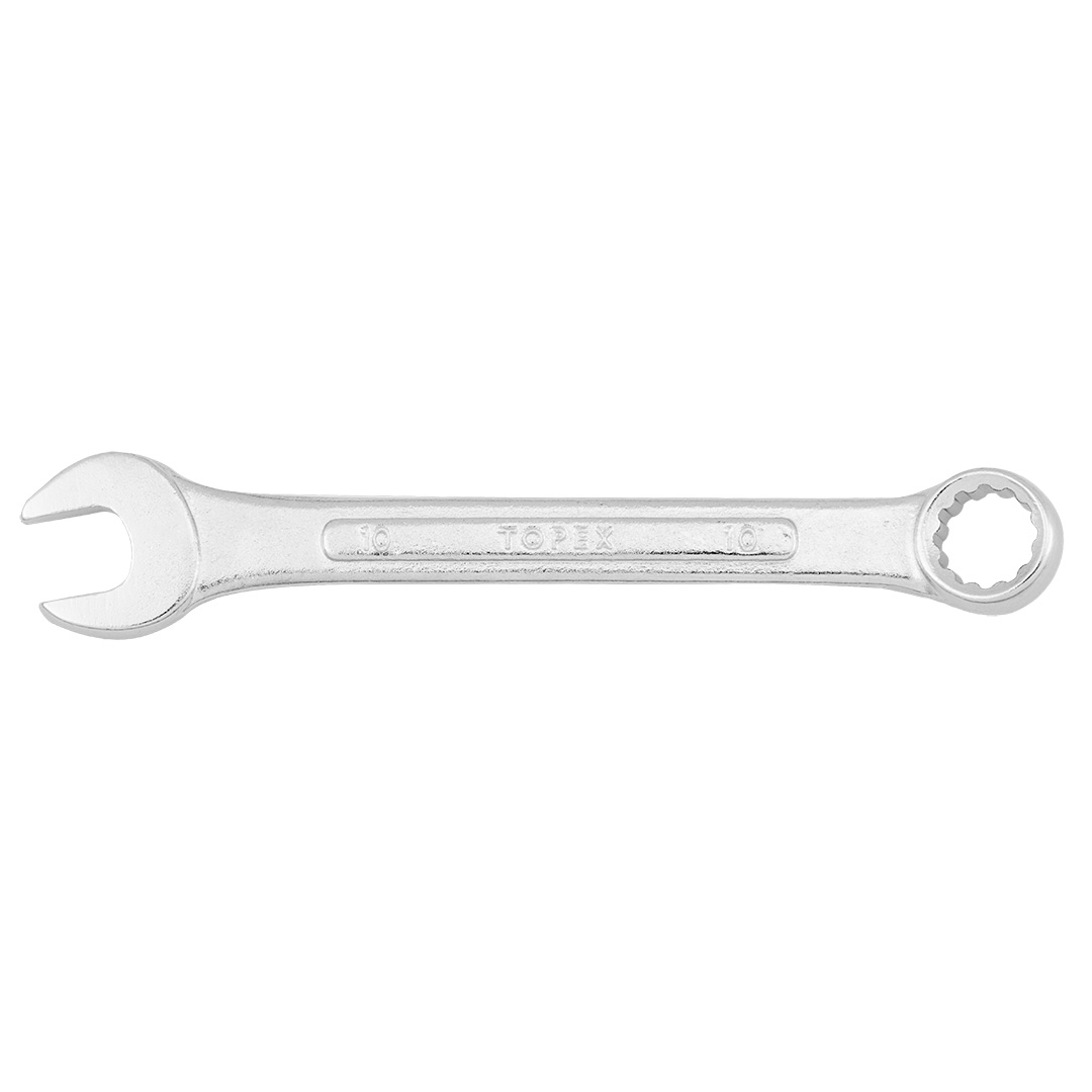 TOP-35D383--Klucz płasko-oczkowy 10 mm, czarne wykończenie