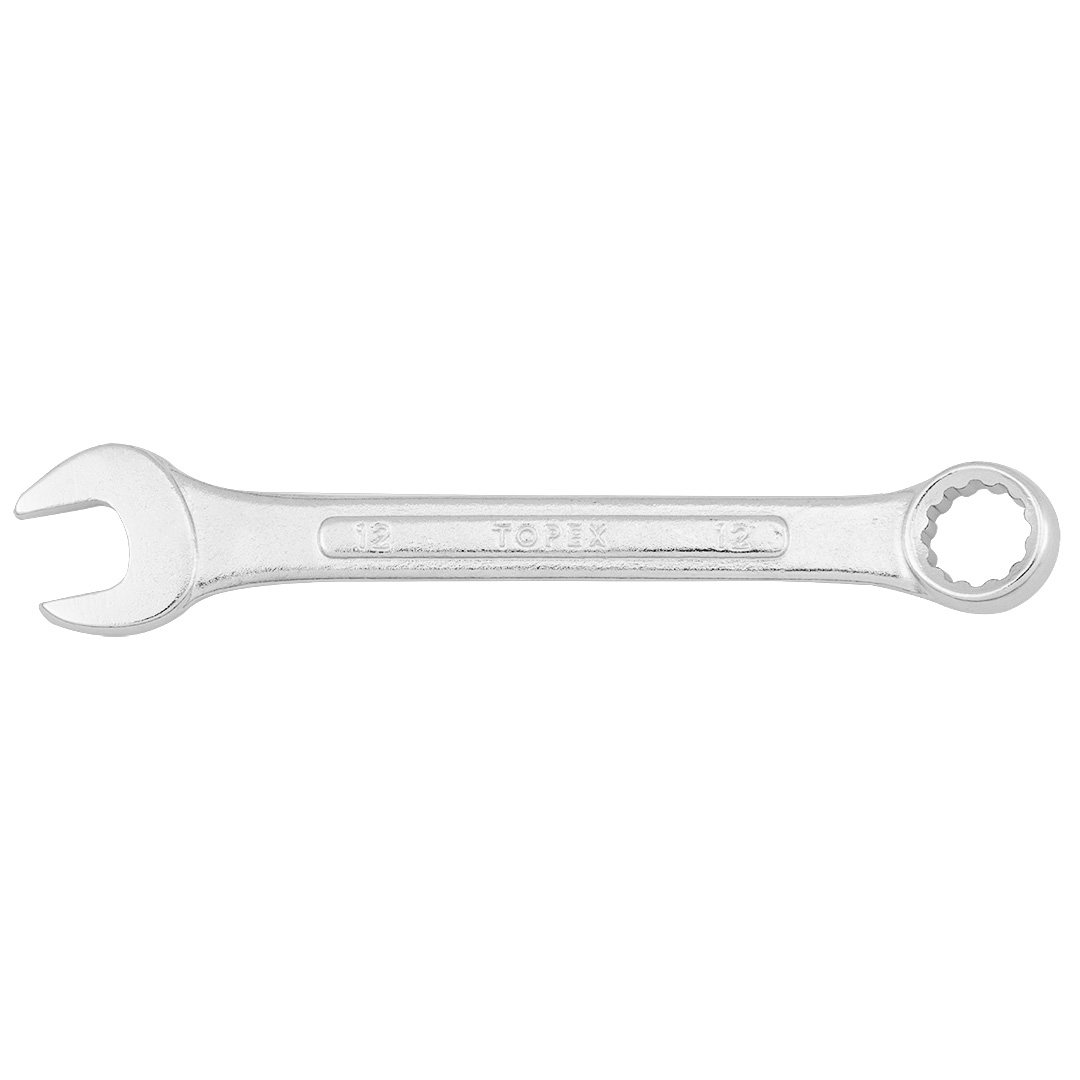 TOP-35D384--Klucz płasko-oczkowy 12 mm, czarne wykończenie