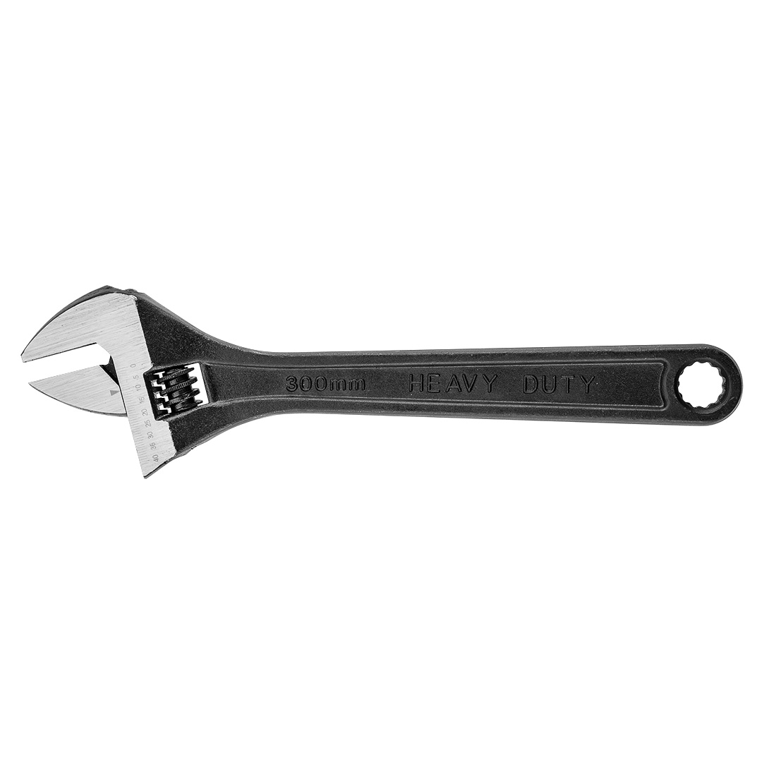 TOP-35D558--Klucz nastawny 300 mm, zakres 0-41 mm, podziałka metryczna, odchylenie główki 22°, stal CrV