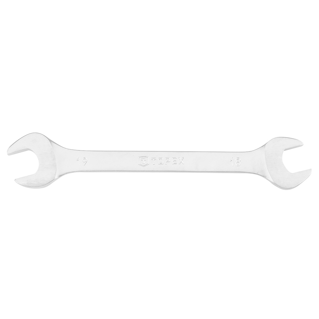 TOP-35D613--Klucz płaski dwustronny 18 x 19 mm, stal CrV