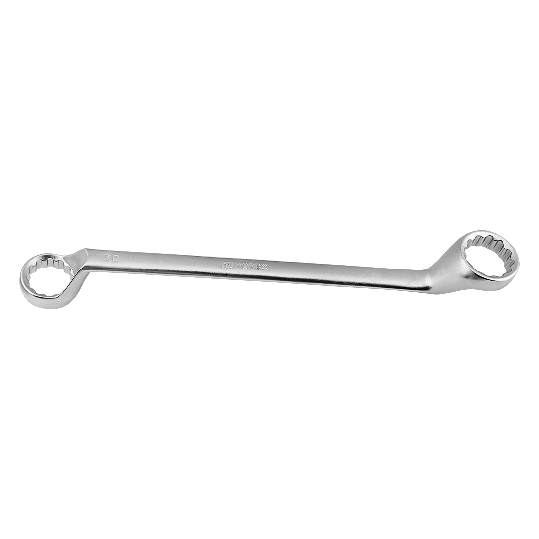 TOP-35D823--Klucz oczkowy odgięty 30 x 32 mm, stal CrV