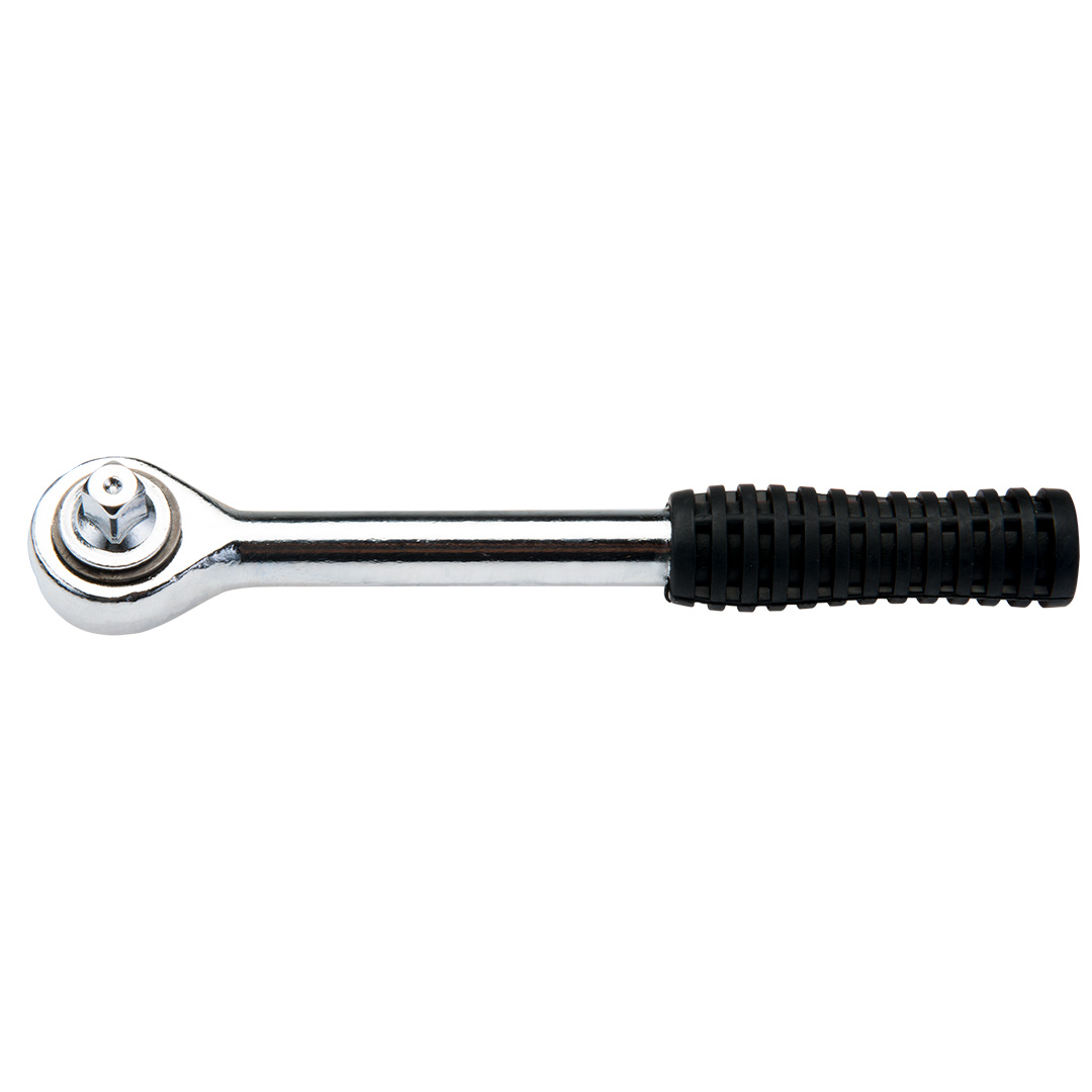 TOP-38D141--Grzechotka 1/2", 225 mm, 24 zęby, uchwyt gumowy