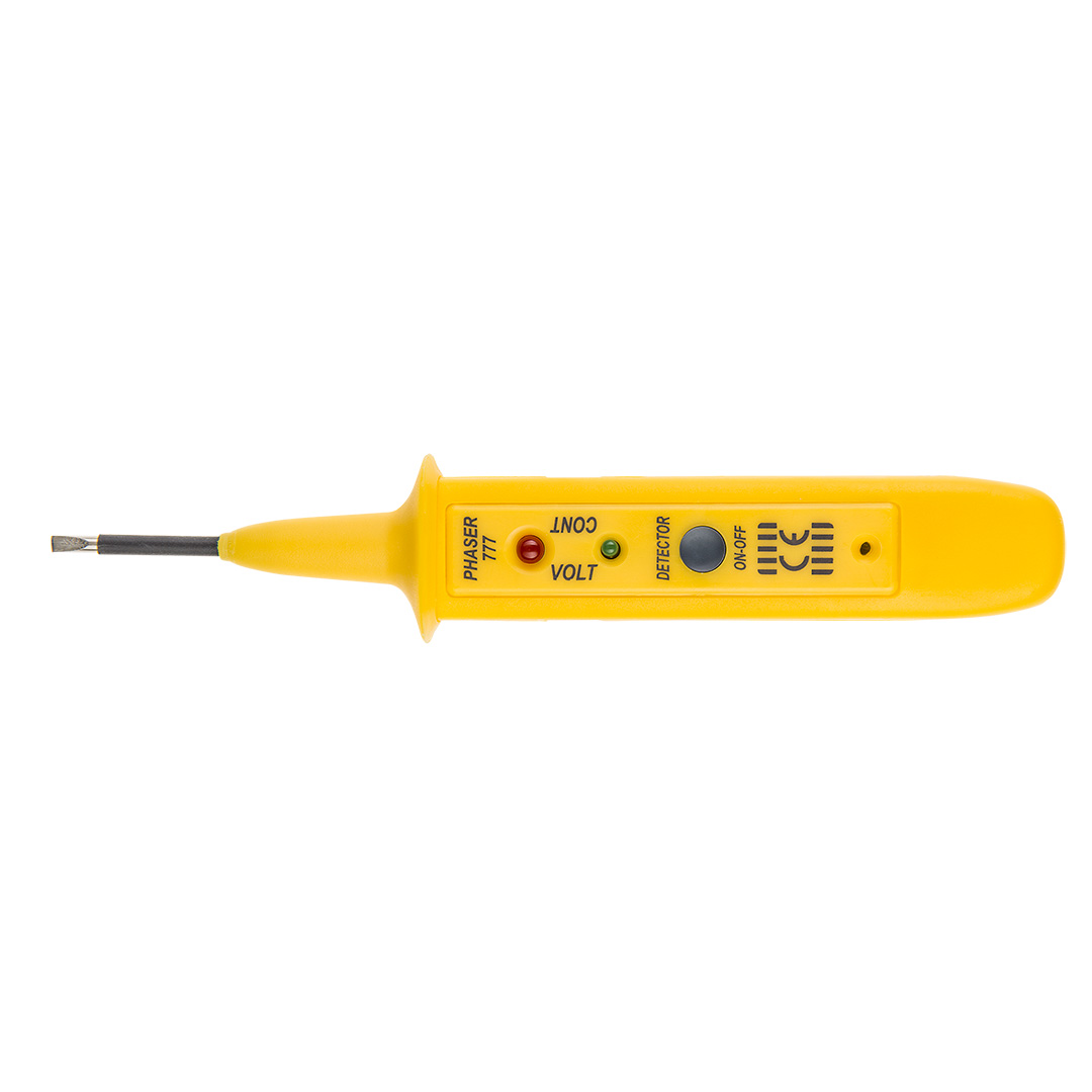 TOP-39D067--Próbnik instalacji elektrycznej 3-500V, 175 mm, wielofunkcyjny, wykrywanie przewodów pod napięciem, fazy, zera, napięć stałych max 60V DC, przerw w obwodach