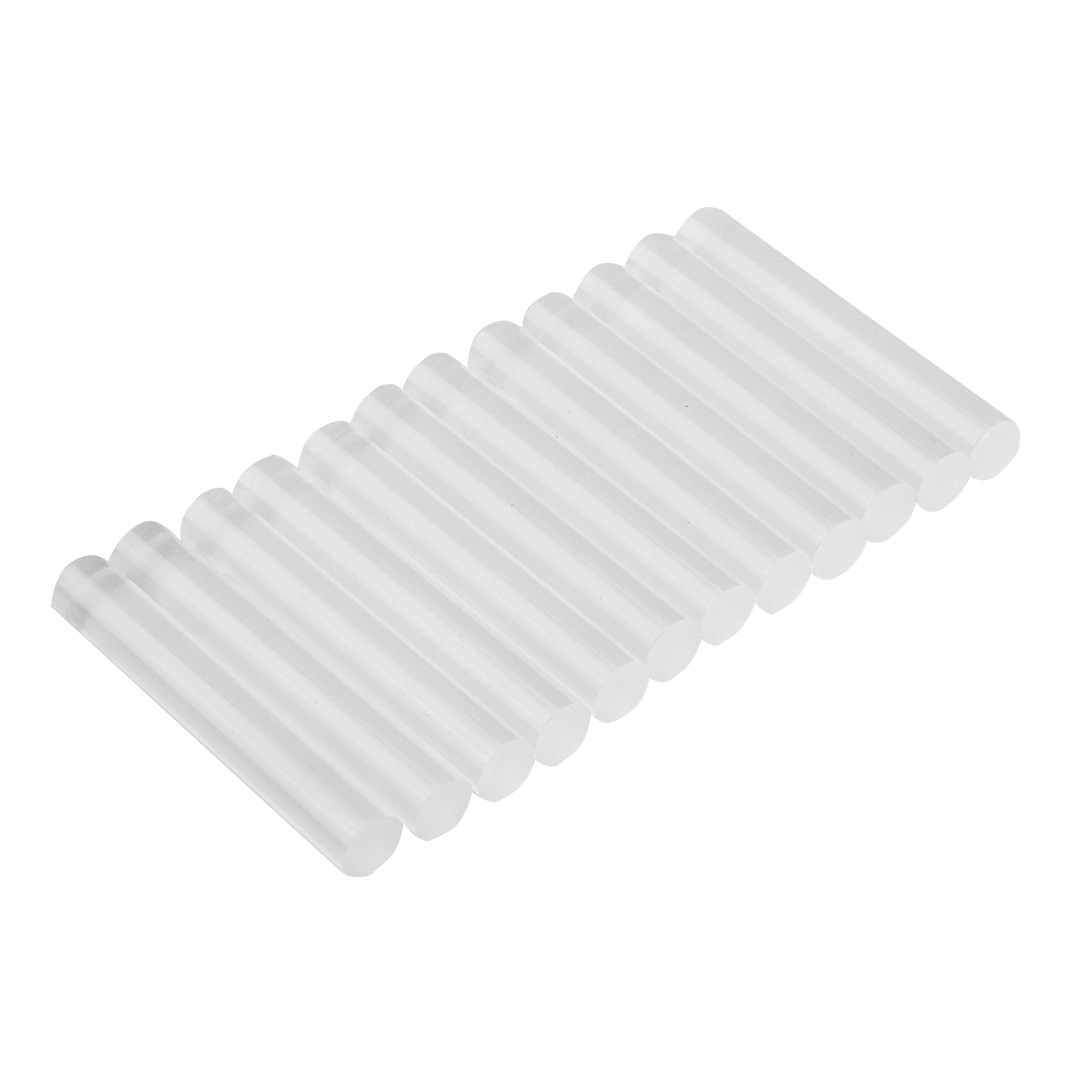 TOP-42E081--Wkłady klejowe 8 mm, 12 szt., przezroczyste, dł. 50 mm, masa 0.031 kg