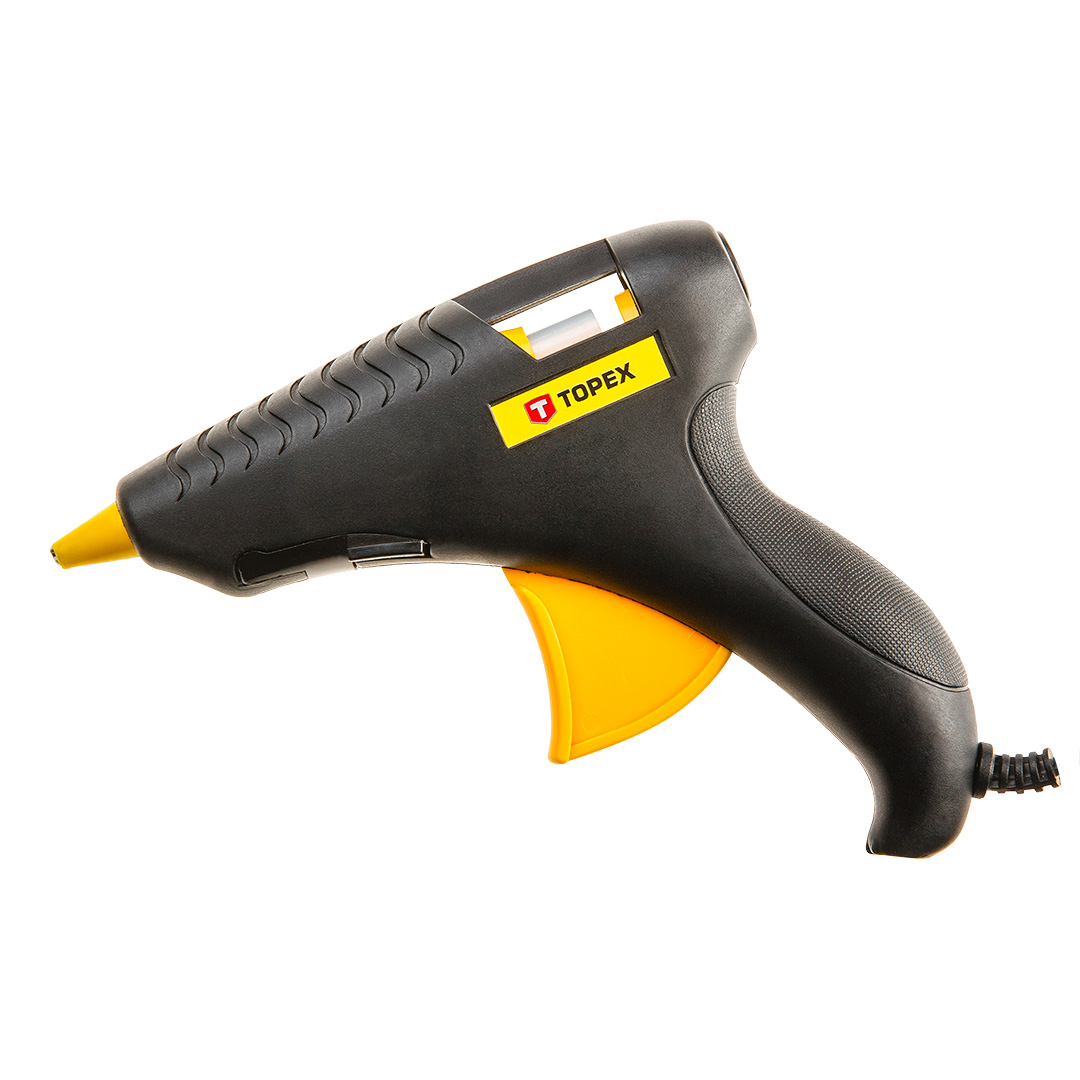TOP-42E503--Pistolet klejowy 11 mm, 25W, zasilanie 230V, 50Hz, wydajność 10 g/min, certyfikat CE