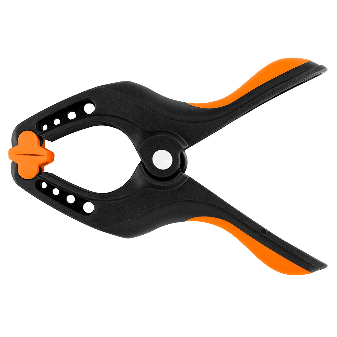 TOP-45-531--Ścisk sprężynowy 4"/100 mm, tworzywo sztuczne PA6+TPR+PE, wytrzymała sprężyna stalowa