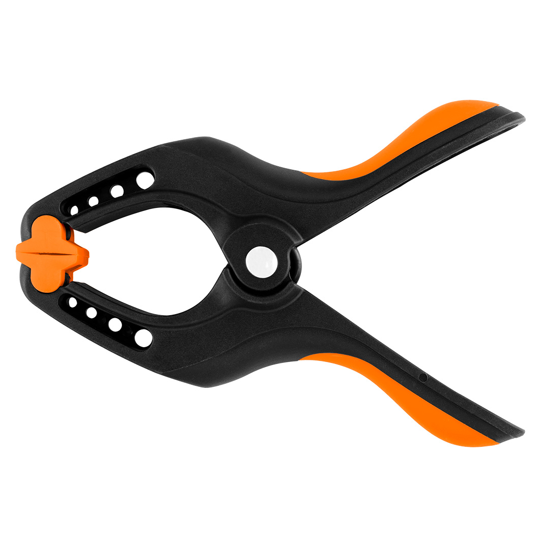 TOP-45-532--Ścisk sprężynowy 6"/150 mm, tworzywo sztuczne PA6+TPR+PE, wytrzymała sprężyna stalowa