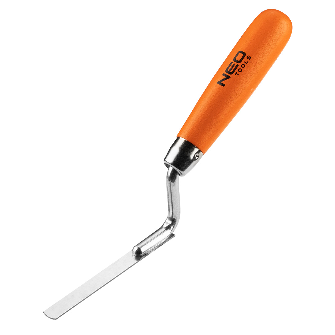 TOP-50-112--Kielnia do fugowania 10 mm, stal nierdzewna 1,0 mm, drewniany uchwyt