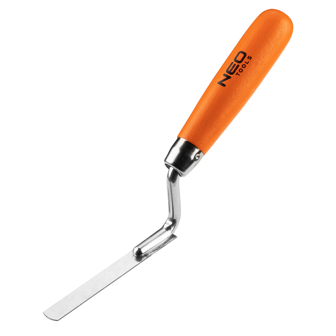 TOP-50-113--Kielnia do fugowania 12 mm, stal nierdzewna 1,0 mm, drewniany uchwyt