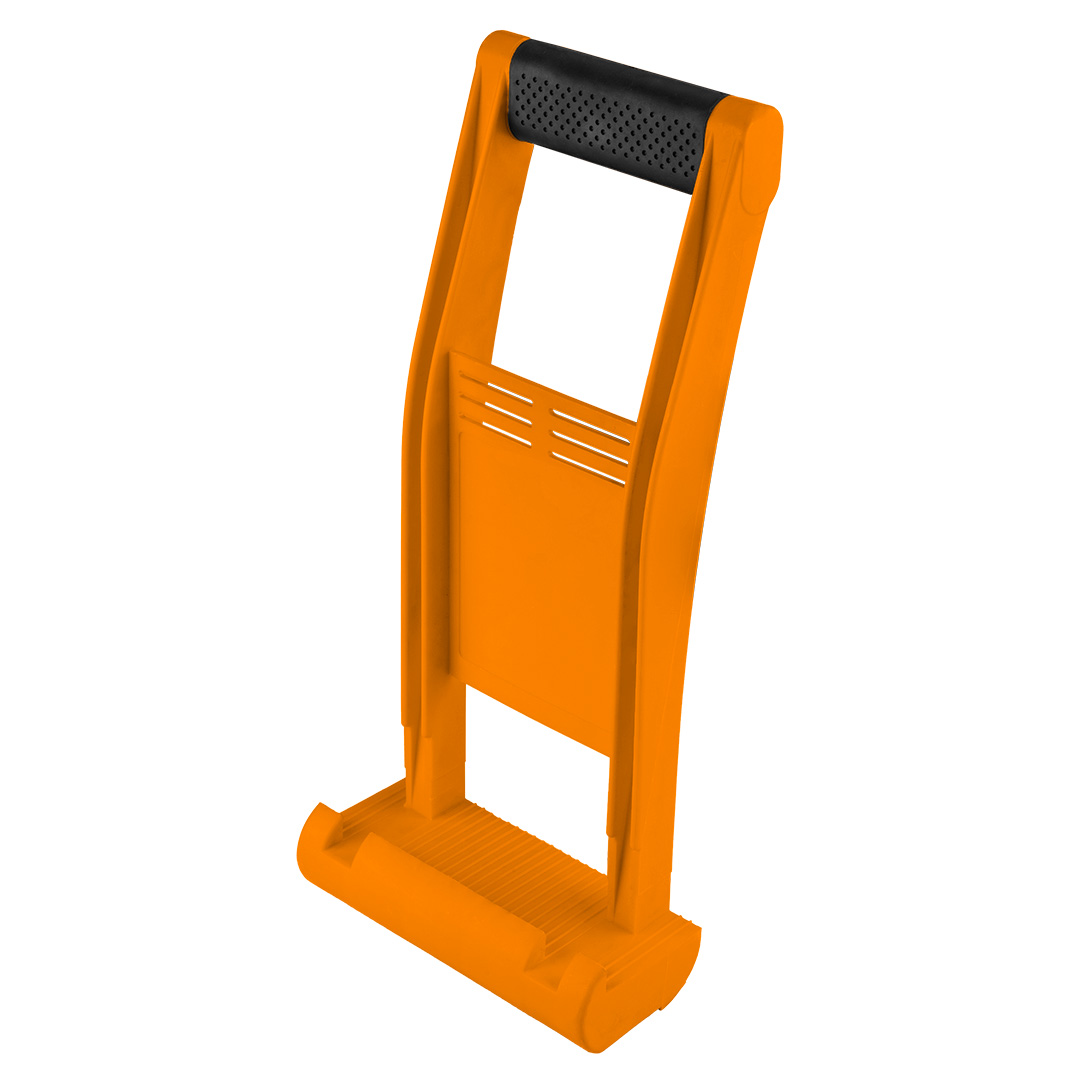 TOP-50-400--Uchwyt do przenoszenia płyt kartonow-gipsowych, wykonany z tworzywa ABS, rękojeść gumowana, maksymalne obciążenie 80 kg.