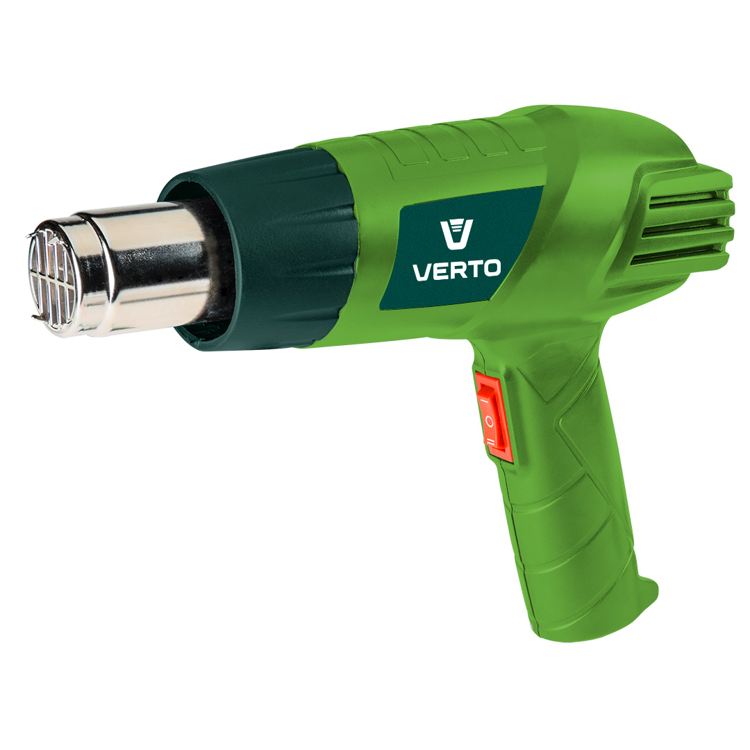 TOP-51G515--Opalarka 1500W, zakres temperatur: I: 300°C, II: 500°C, przepływ powietrza I: 280 l/min, II: 480 l/min, bimetalowe zabezpieczenie przed przegrzaniem, (LxH) 240 x 190 mm, masa 0.8 kg