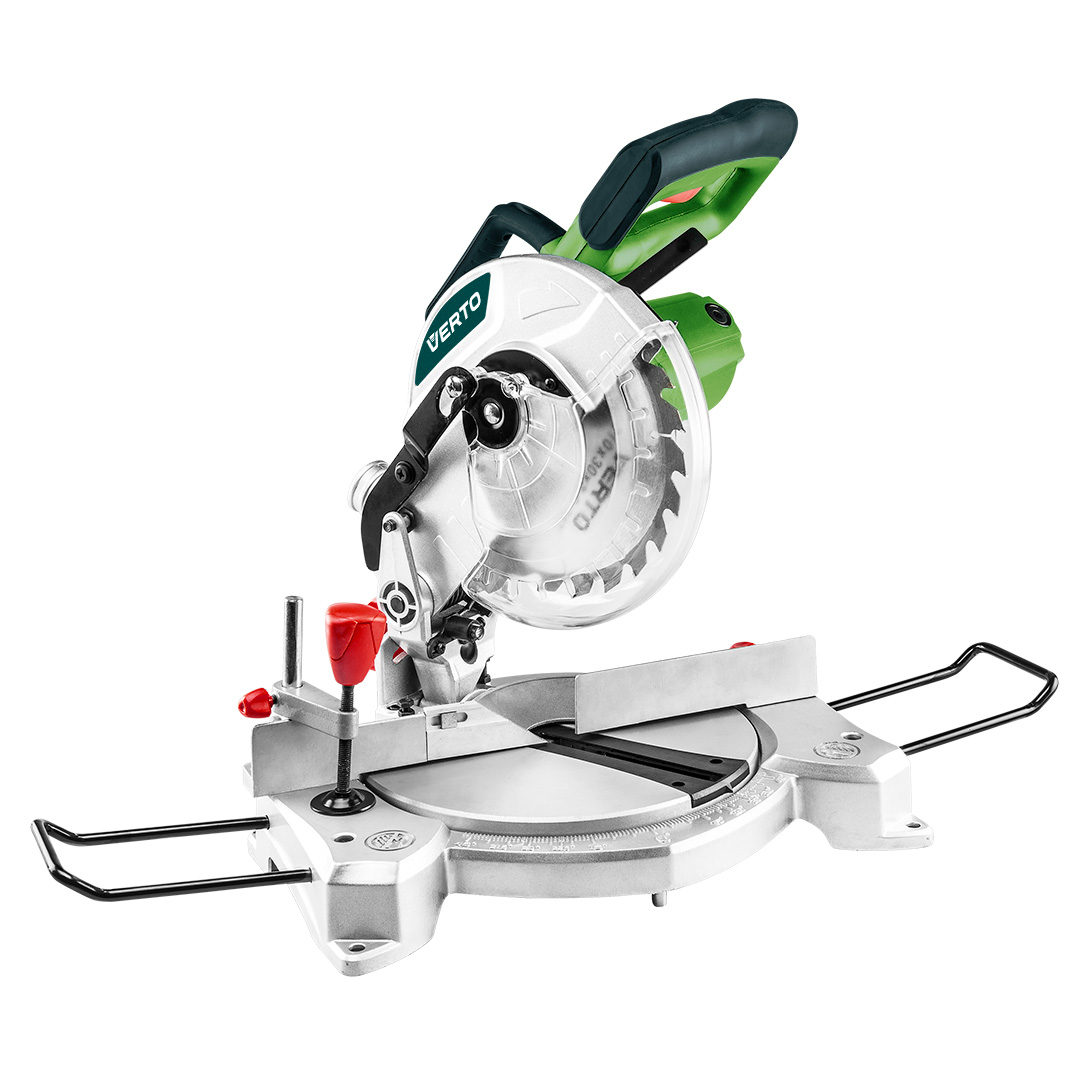 TOP-52G206--Pilarka ukosowa 1500W, tarcza 210 x 30 mm, obroty 5000 min, zakres cięcia kątowego 45, zakres cięcia ukosowego 0÷45, gł. cięcia: 60 x 105 mm (90/90), 60 x 70 mm (45/90), 30 x 70 mm (4545), 30 x 105 mm (90/45), wskaźnik laserowy, (L x W x H) 340 x 455