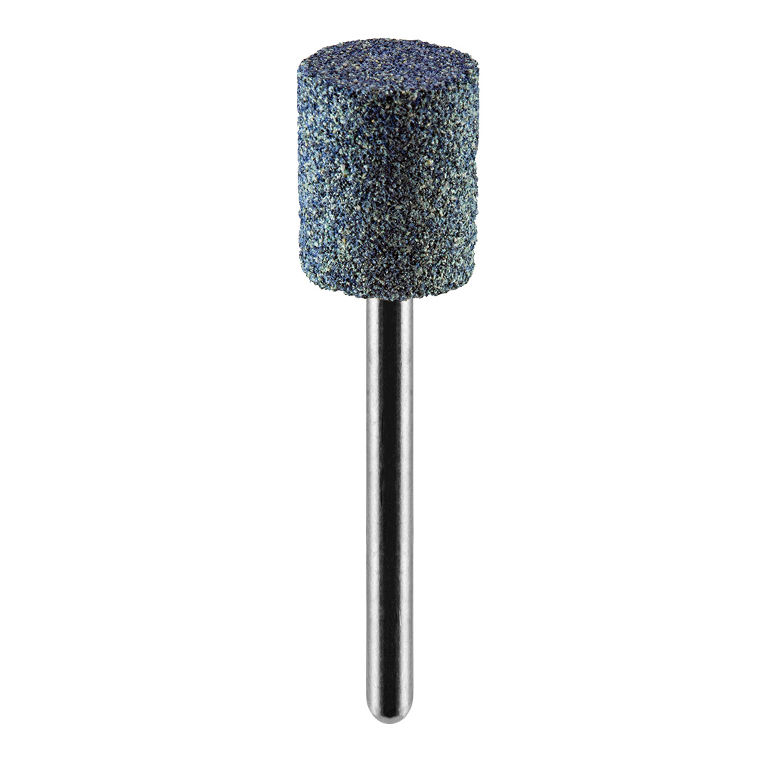 TOP-55H052--Kamień szlifierski walec 10 x 12 mm, trzpień 3.2 mm, tlenek aluminium, 3 szt.