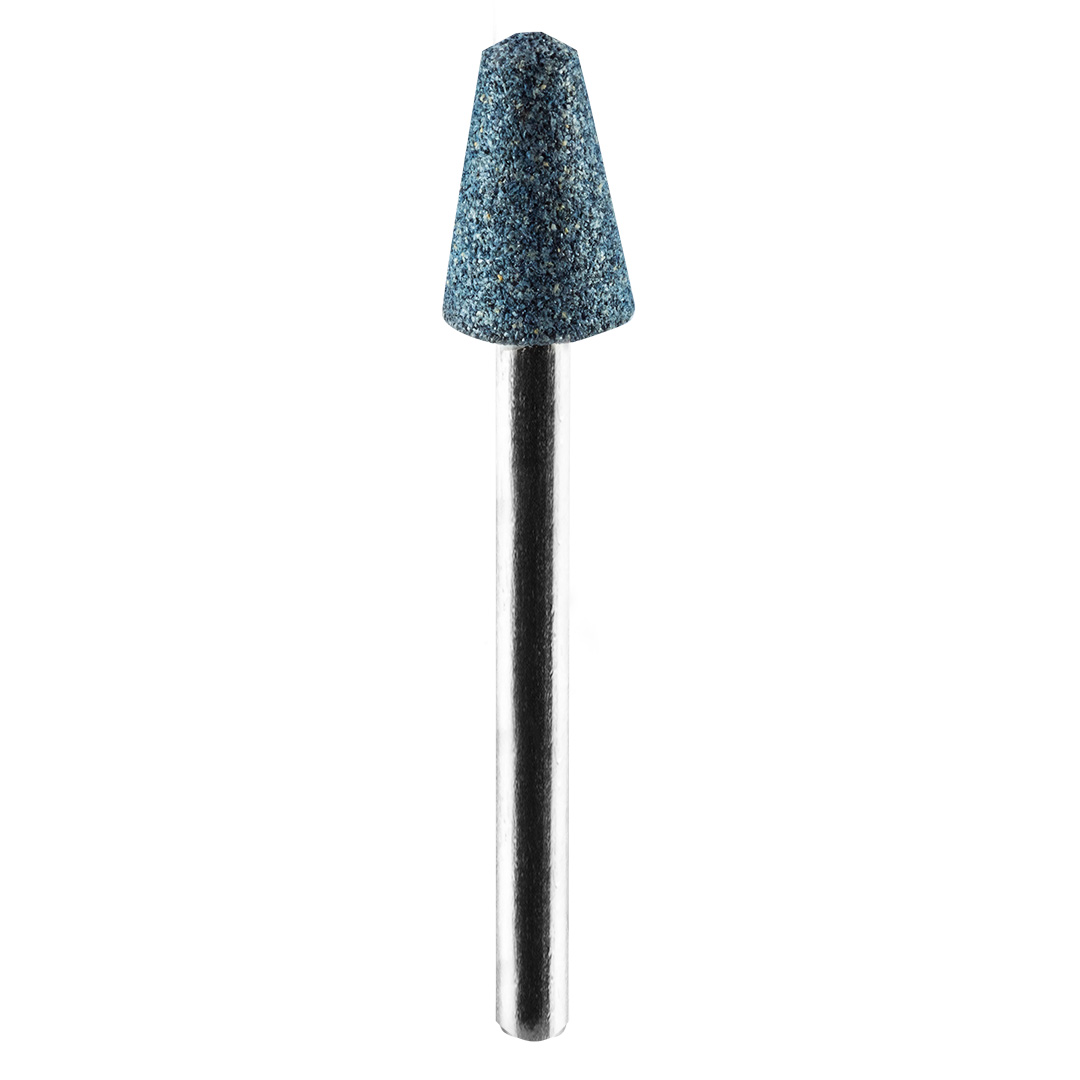 TOP-55H055--Kamień szlifierski stożek 8 x 12 mm, trzpień 3.2 mm, tlenek aluminium, 3 szt.