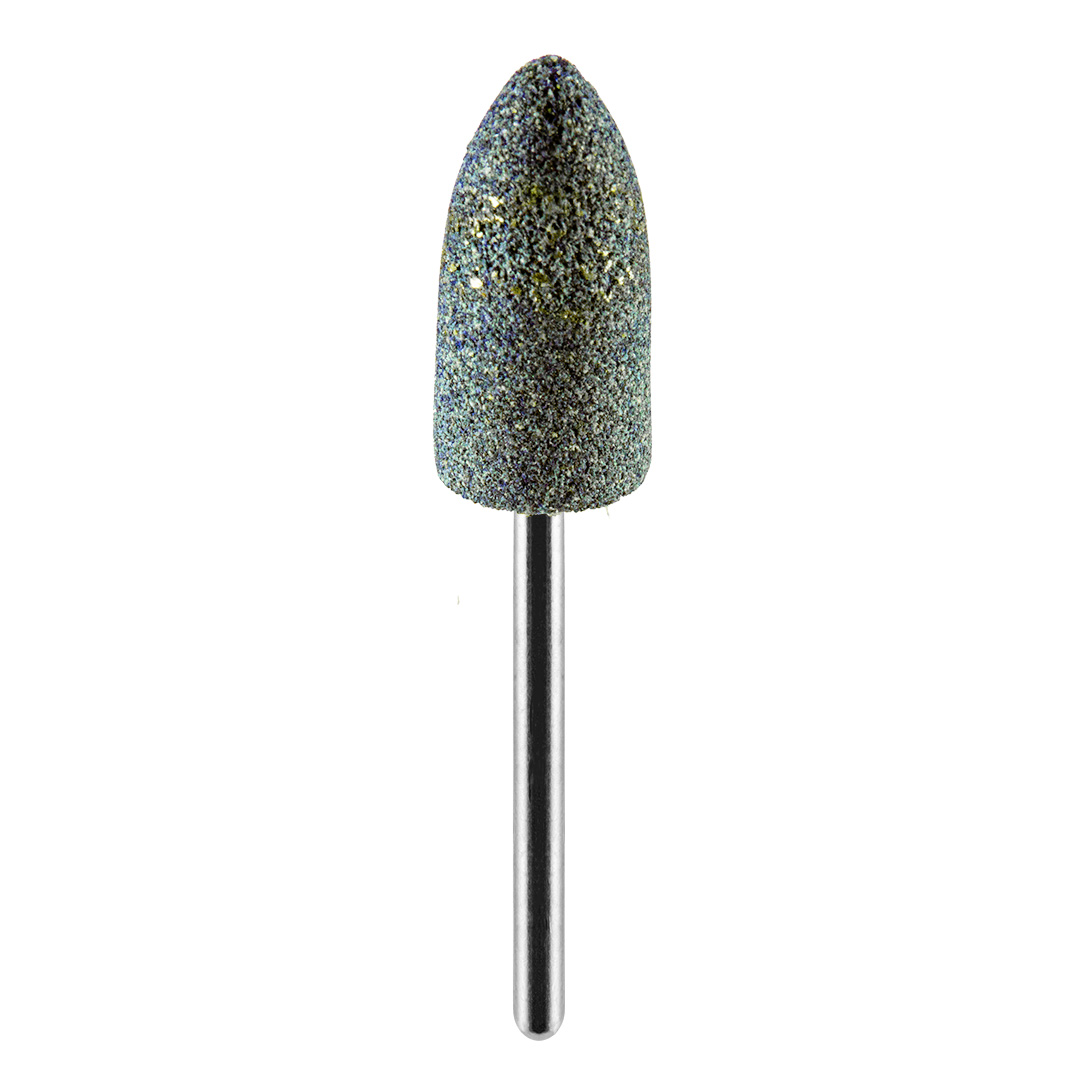 TOP-55H057--Kamień szlifierski pocisk 10 x 20 mm, trzpień 3.2 mm, tlenek aluminium, 3 szt.